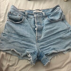 Levi's Light Blue Jean Shorts for Women